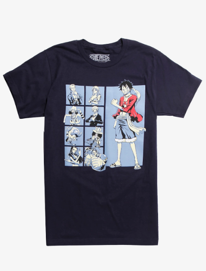 one piece shirt hot topic